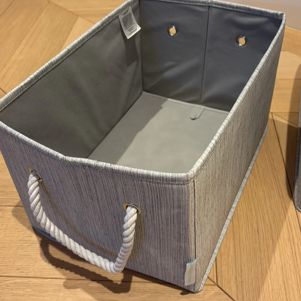 We think storage foldable storage bin set of 2